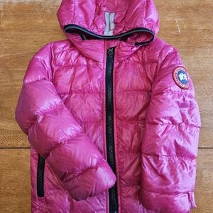 Canada Goose Vibrant Pink Puffer Jacket